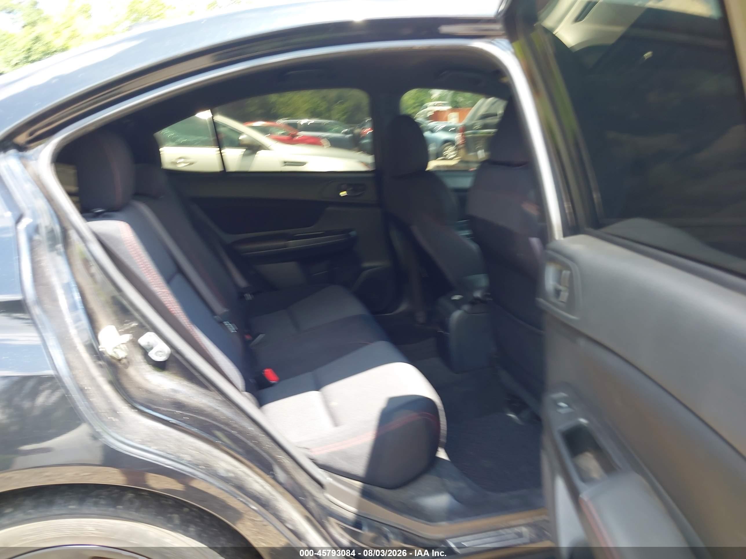 2015 Subaru Wrx   Black vin: JF1VA1A63F9827173