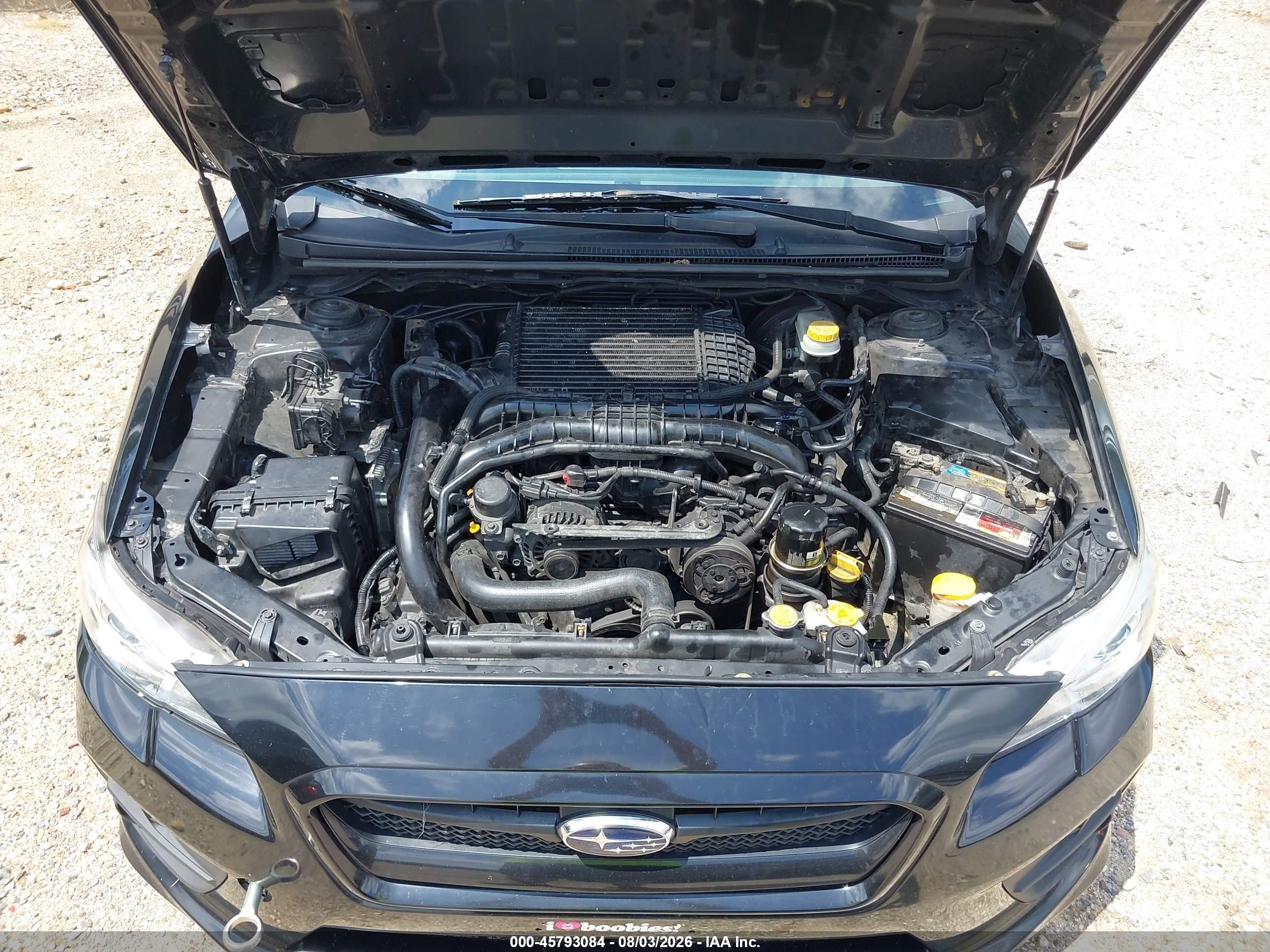 2015 Subaru Wrx   Black vin: JF1VA1A63F9827173
