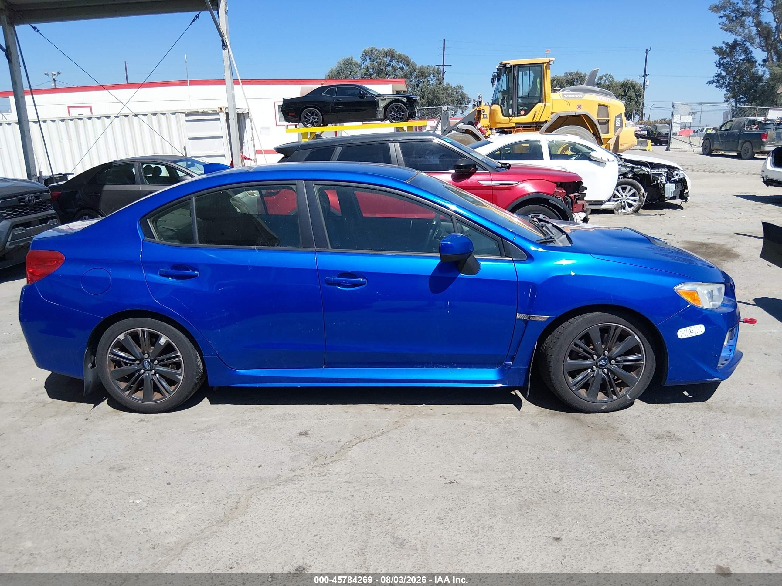 2015 Subaru Wrx   Blue vin: JF1VA1A64F9808423