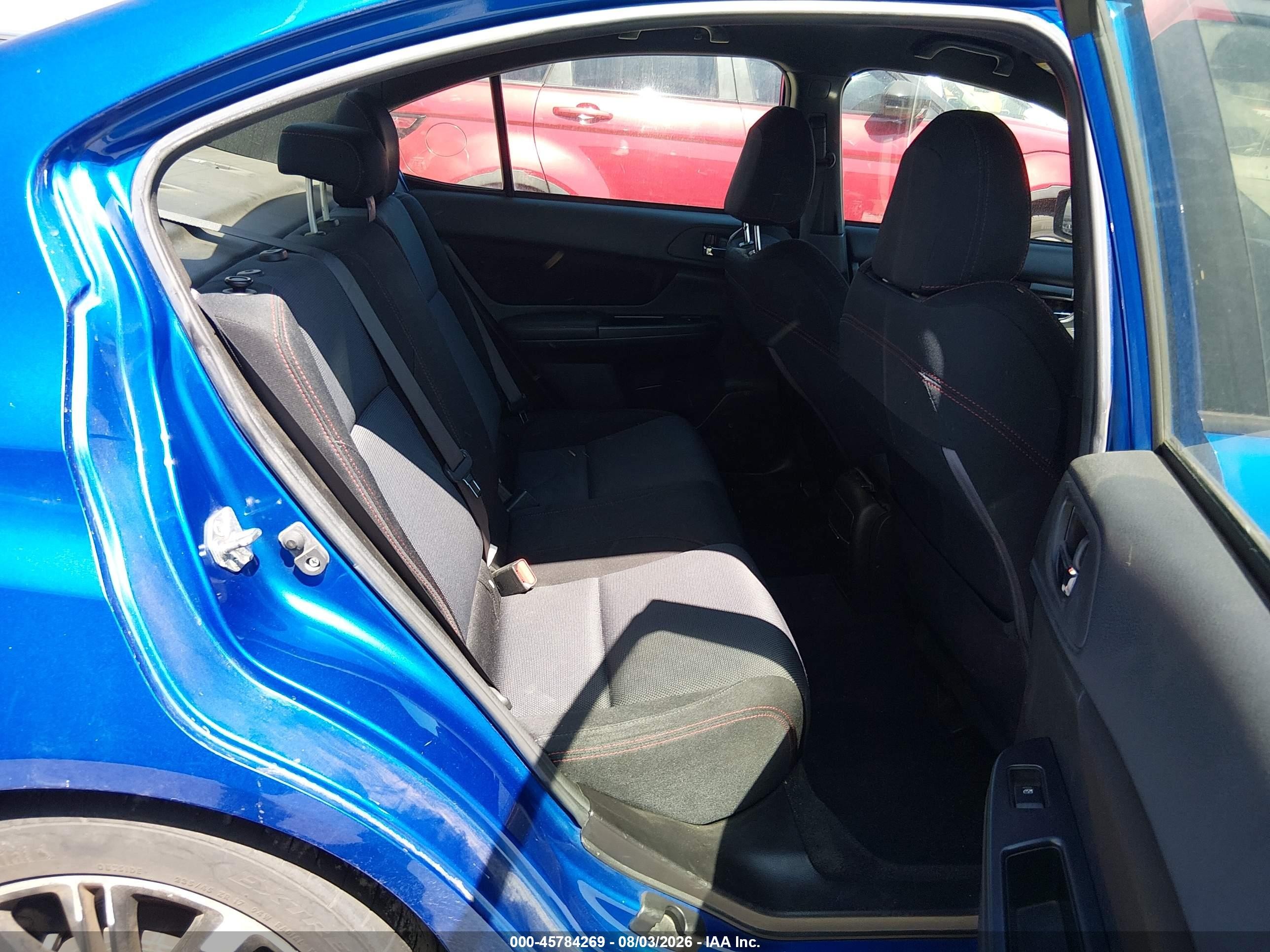 2015 Subaru Wrx   Blue vin: JF1VA1A64F9808423