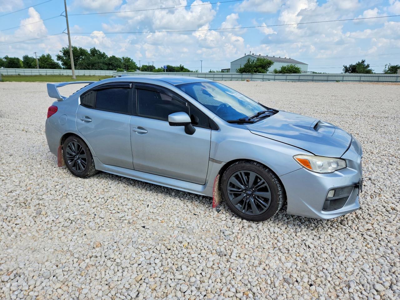 2015 Subaru Wrx Серебряный vin: JF1VA1A64F9819289