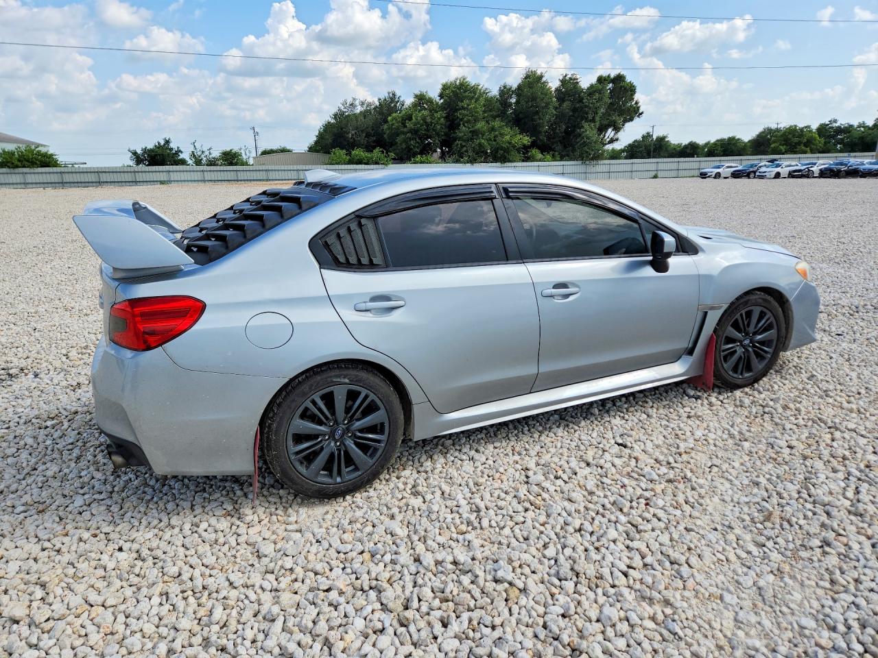 2015 Subaru Wrx Серебряный vin: JF1VA1A64F9819289