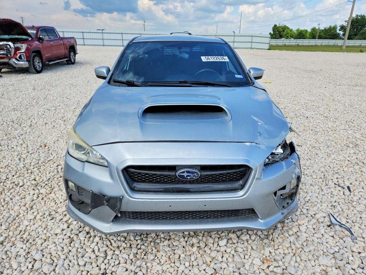 2015 Subaru Wrx Серебряный vin: JF1VA1A64F9819289