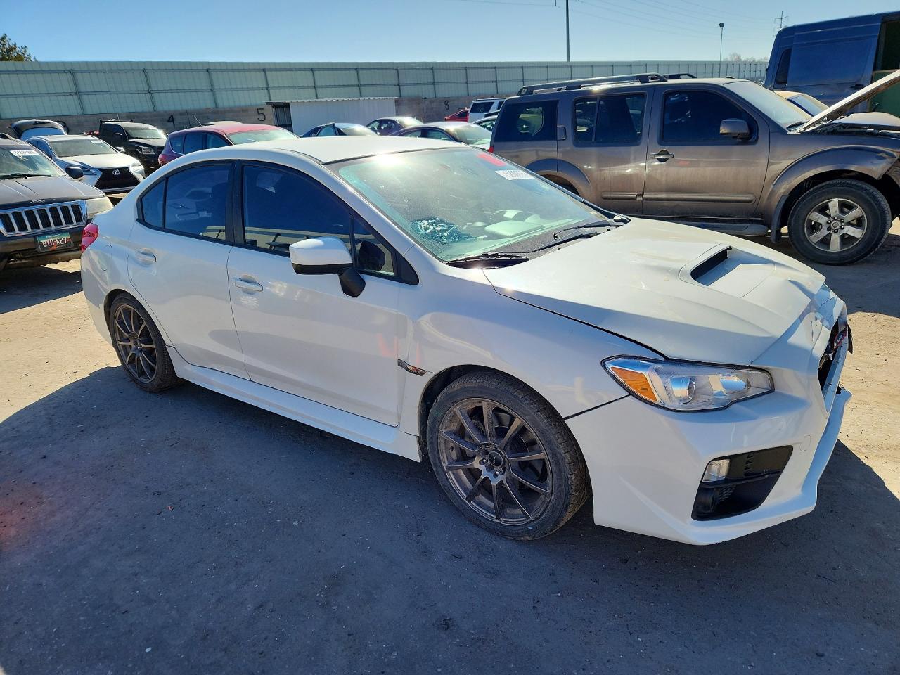 2015 Subaru Wrx Белый vin: JF1VA1A64F9832236
