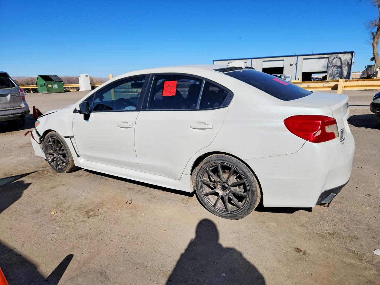 2015 Subaru Wrx Белый vin: JF1VA1A64F9832236