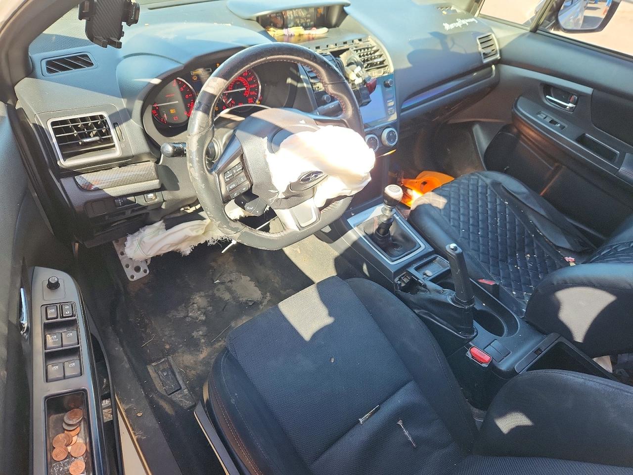 2015 Subaru Wrx Белый vin: JF1VA1A64F9832236