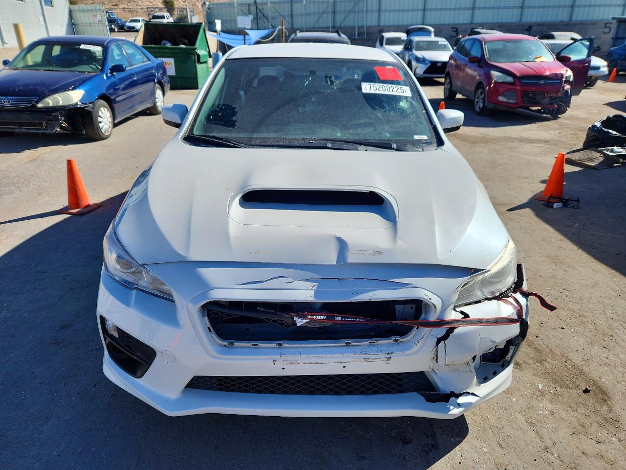 2015 Subaru Wrx Белый vin: JF1VA1A64F9832236