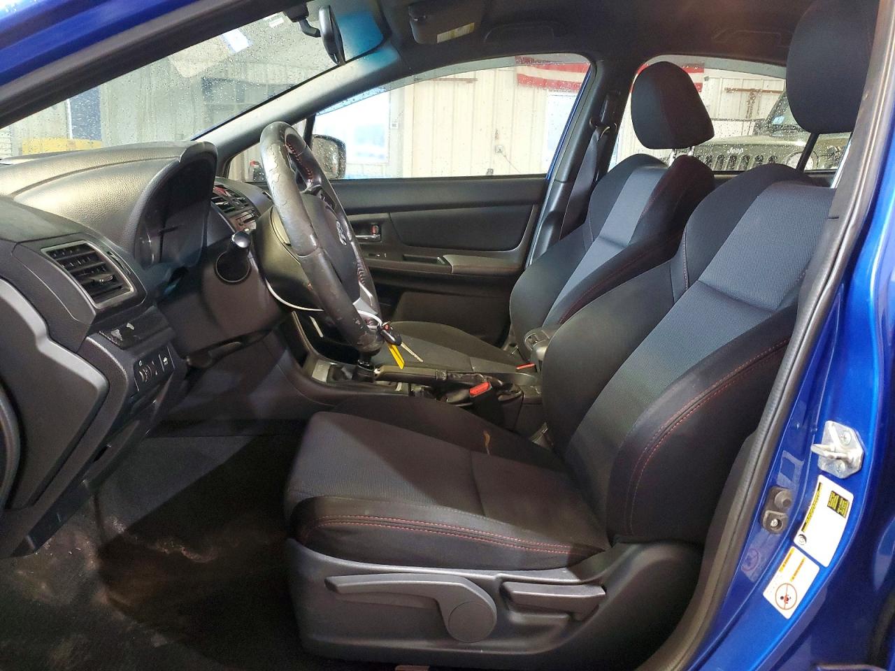 2015 Subaru Wrx Blue vin: JF1VA1A65F9826560