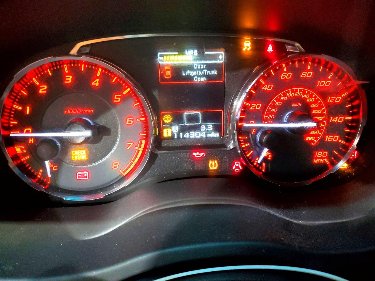 2015 Subaru Wrx Blue vin: JF1VA1A65F9826560