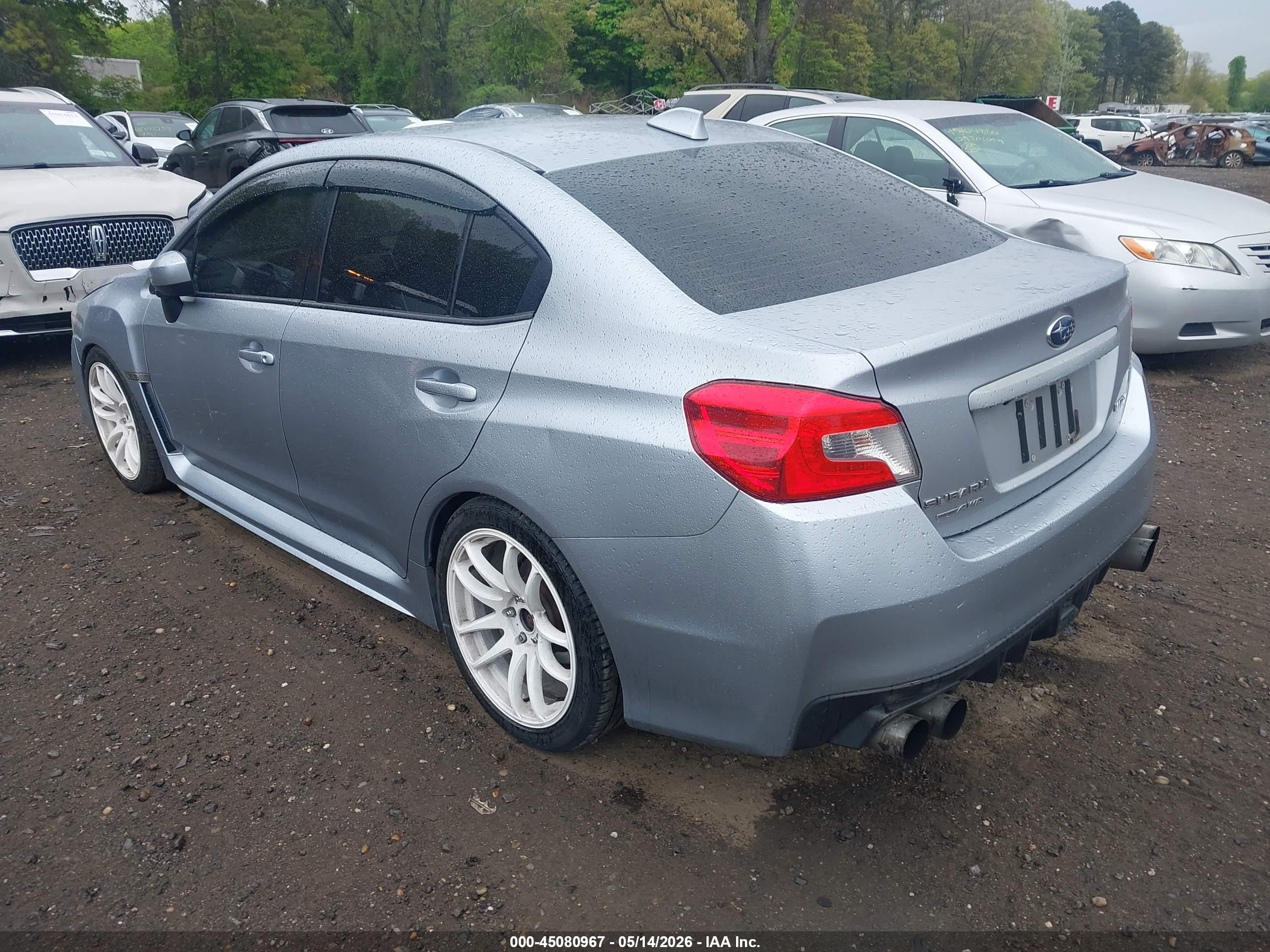 2015 Subaru Wrx   Silver vin: JF1VA1A66F9815891