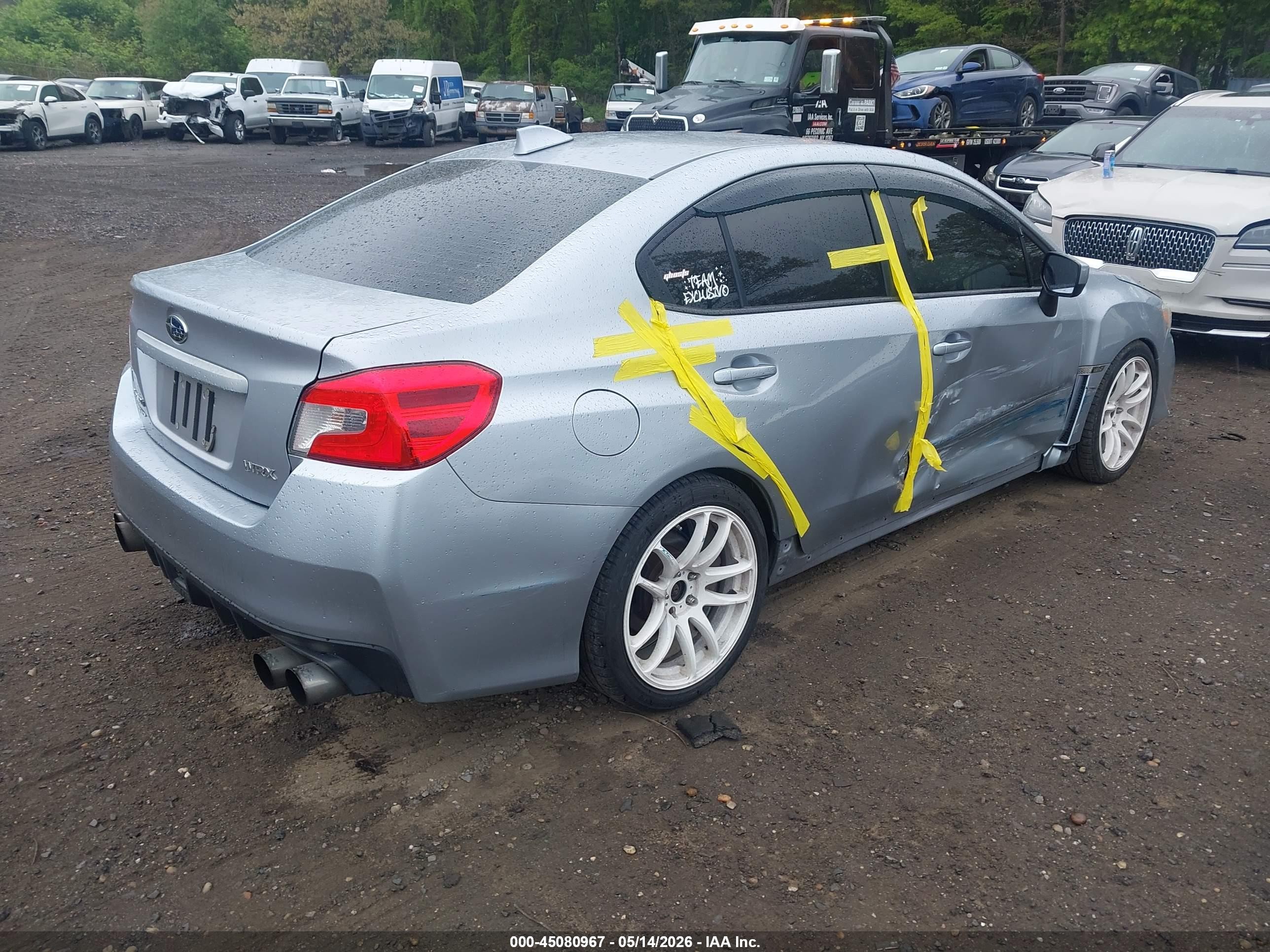 2015 Subaru Wrx   Silver vin: JF1VA1A66F9815891
