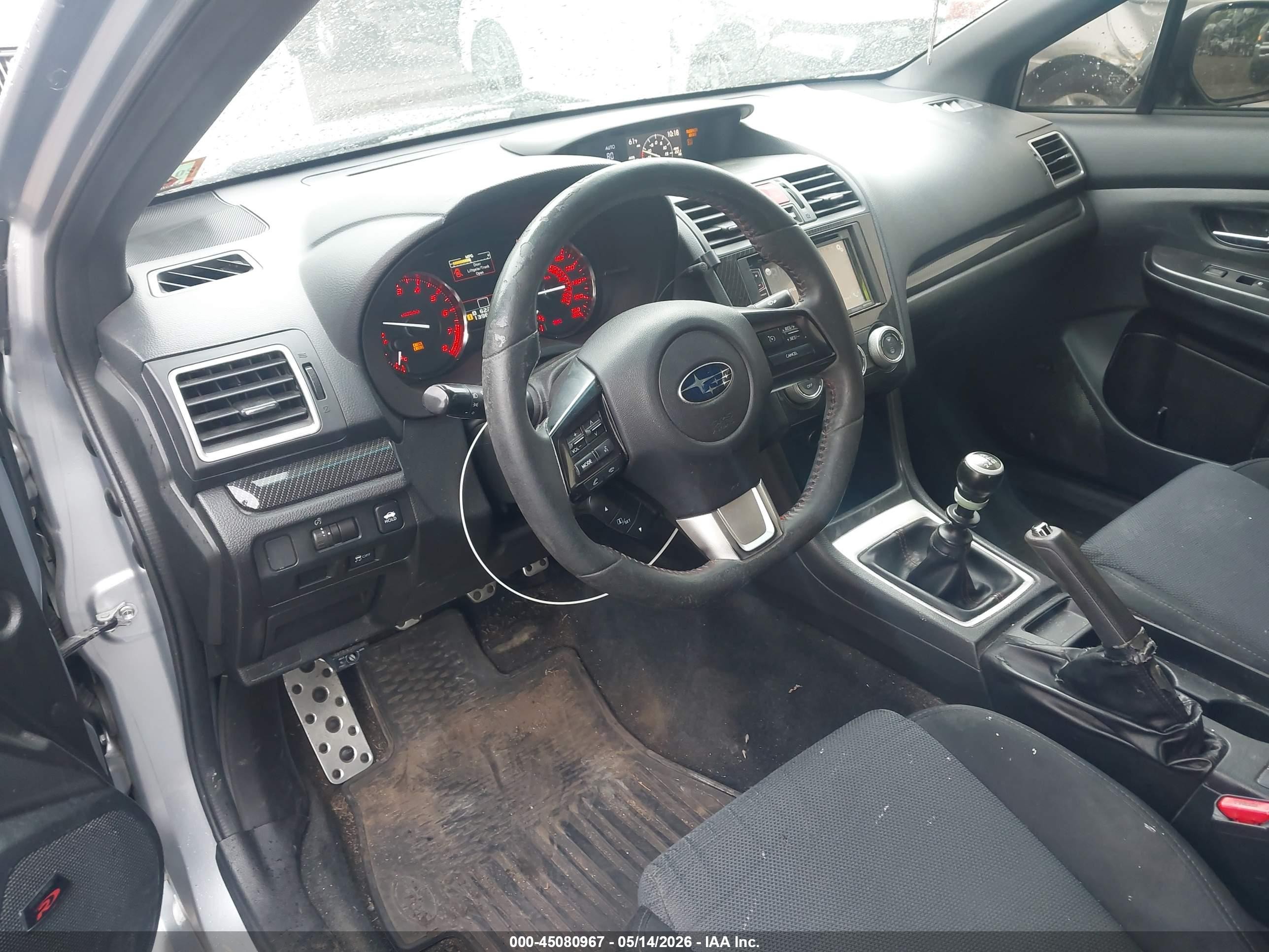 2015 Subaru Wrx   Silver vin: JF1VA1A66F9815891