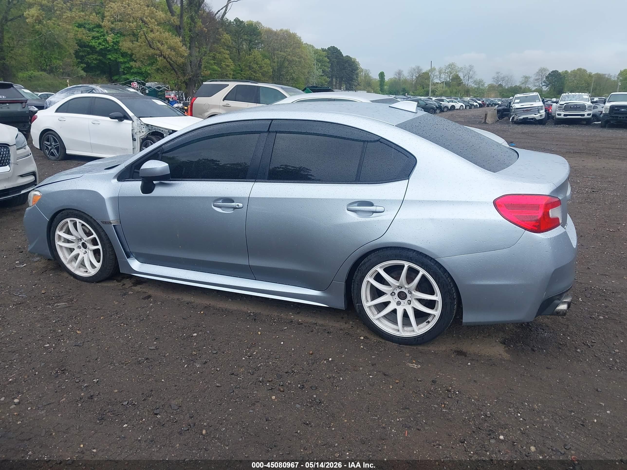 2015 Subaru Wrx   Silver vin: JF1VA1A66F9815891