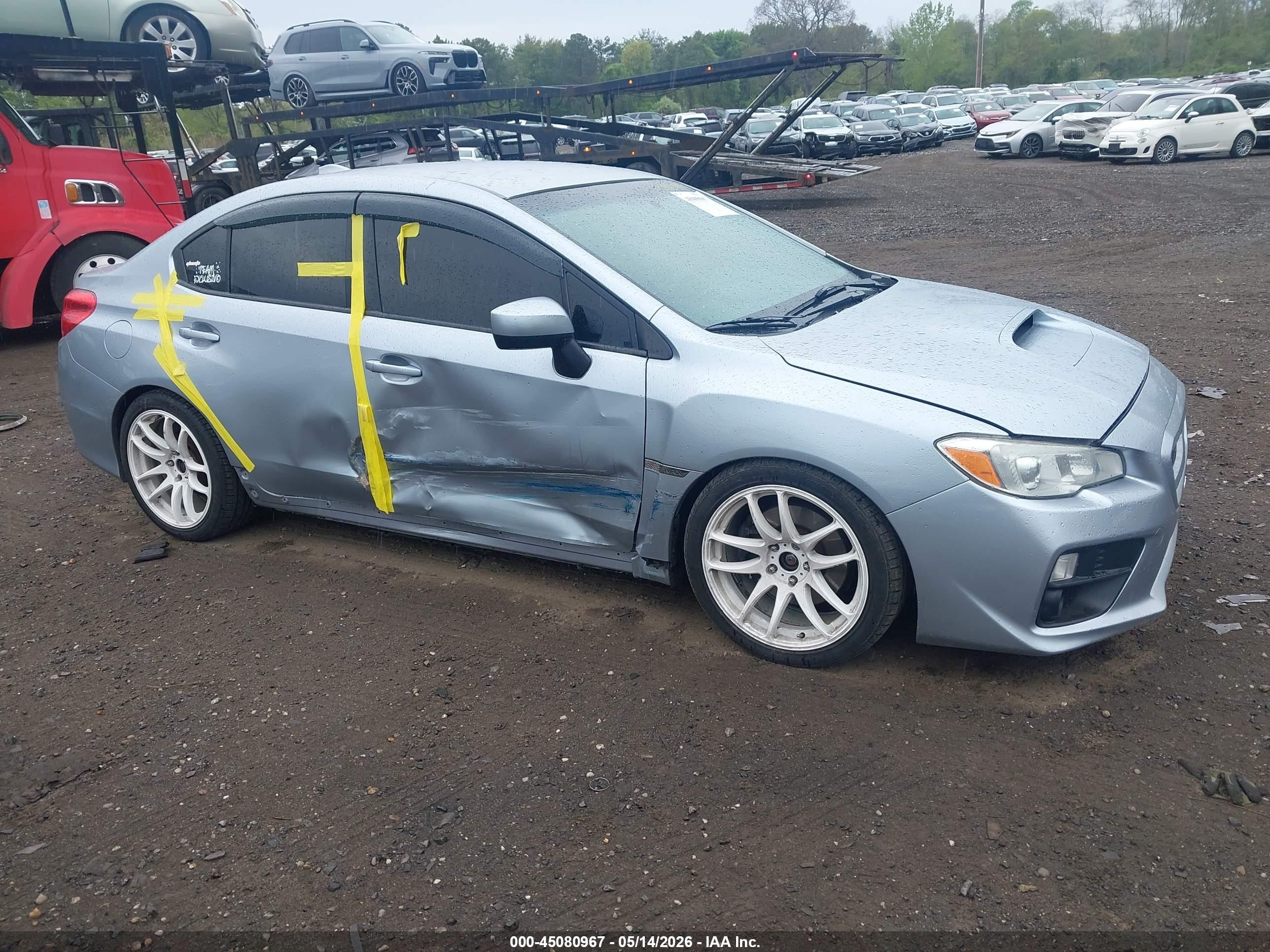2015 Subaru Wrx   Silver vin: JF1VA1A66F9815891