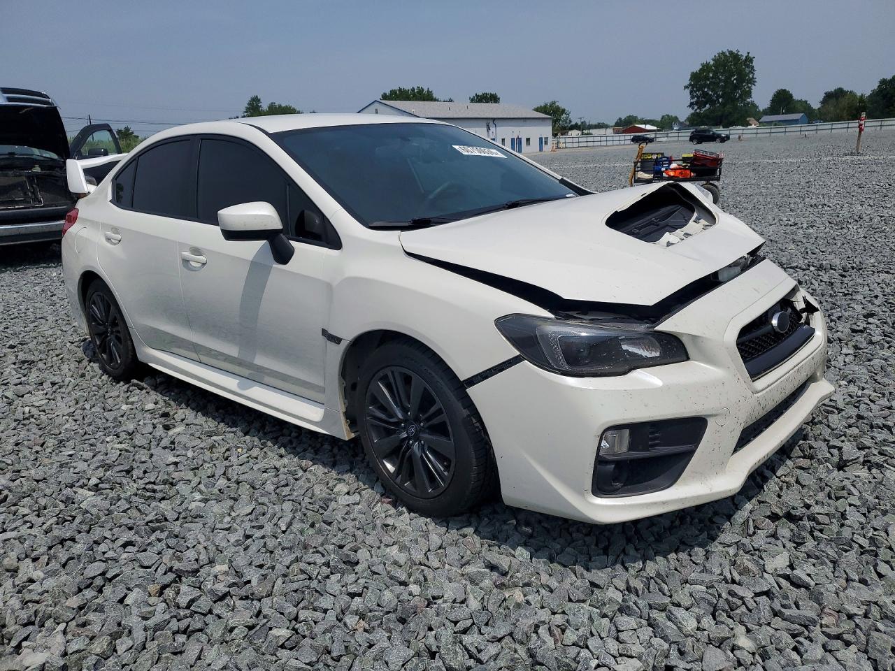 2015 Subaru Wrx Белый vin: JF1VA1A66F9821058