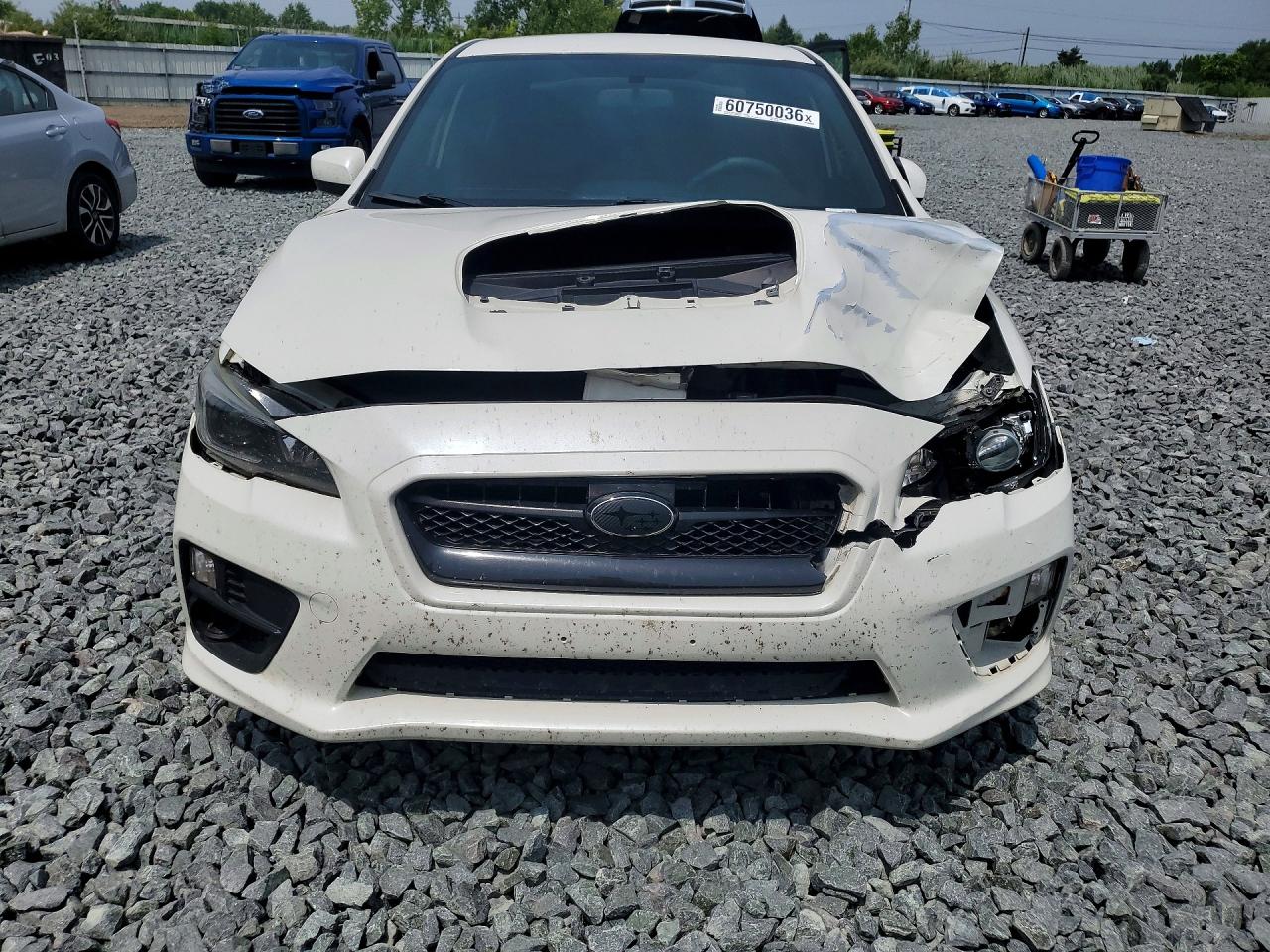 2015 Subaru Wrx Белый vin: JF1VA1A66F9821058