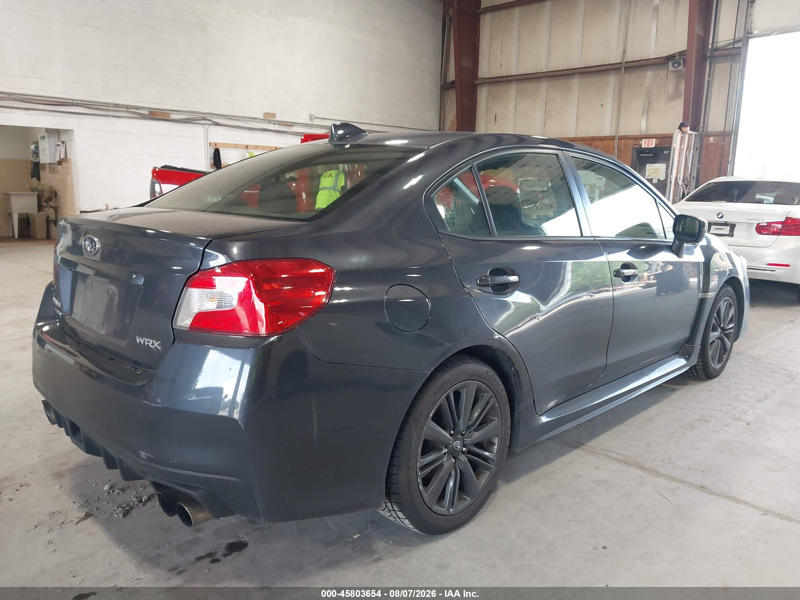 2015 Subaru Wrx   Gray vin: JF1VA1A66F9824378