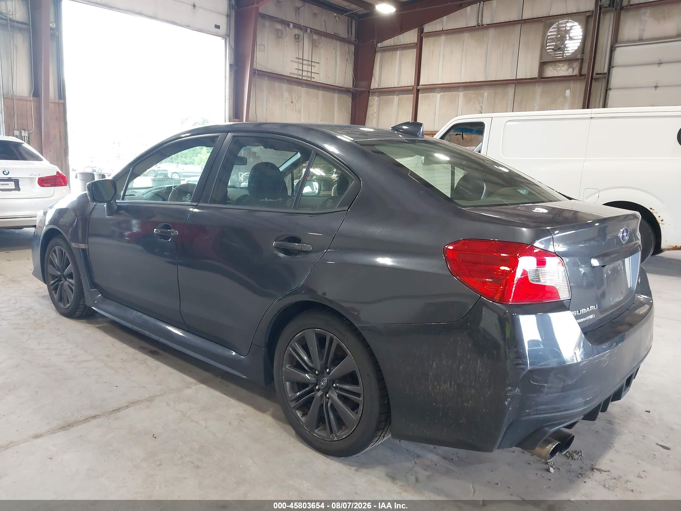 2015 Subaru Wrx   Gray vin: JF1VA1A66F9824378