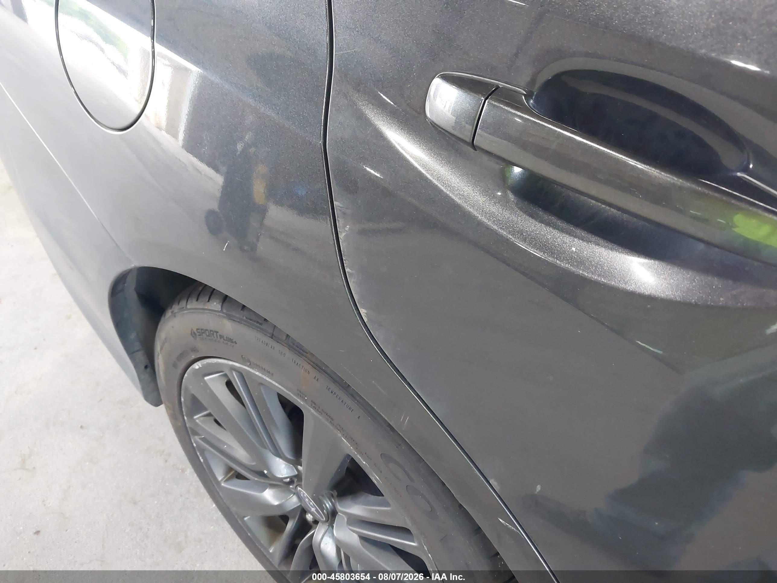 2015 Subaru Wrx   Gray vin: JF1VA1A66F9824378