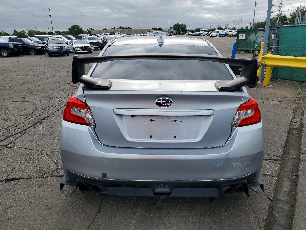 2015 Subaru Wrx Silver vin: JF1VA1A67F9805788