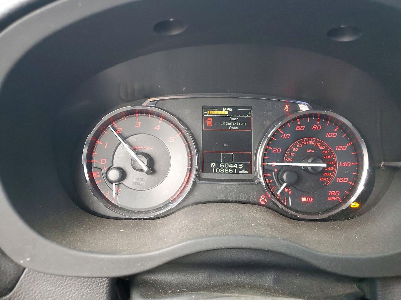 2015 Subaru Wrx Silver vin: JF1VA1A67F9805788