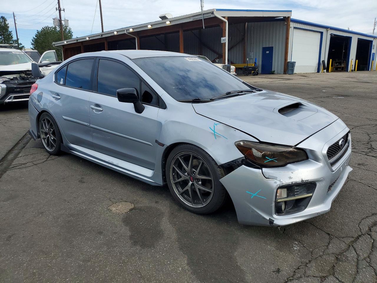2015 Subaru Wrx Silver vin: JF1VA1A67F9805788