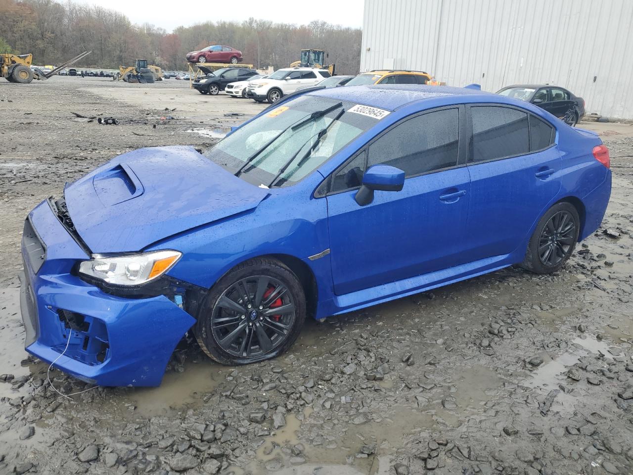 2018 Subaru Wrx Синий vin: JF1VA1A67J9832868