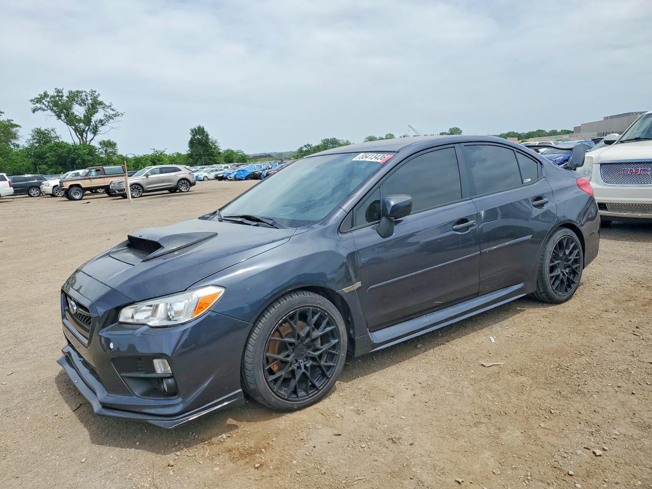 2015 Subaru Wrx Charcoal vin: JF1VA1A68F9804293
