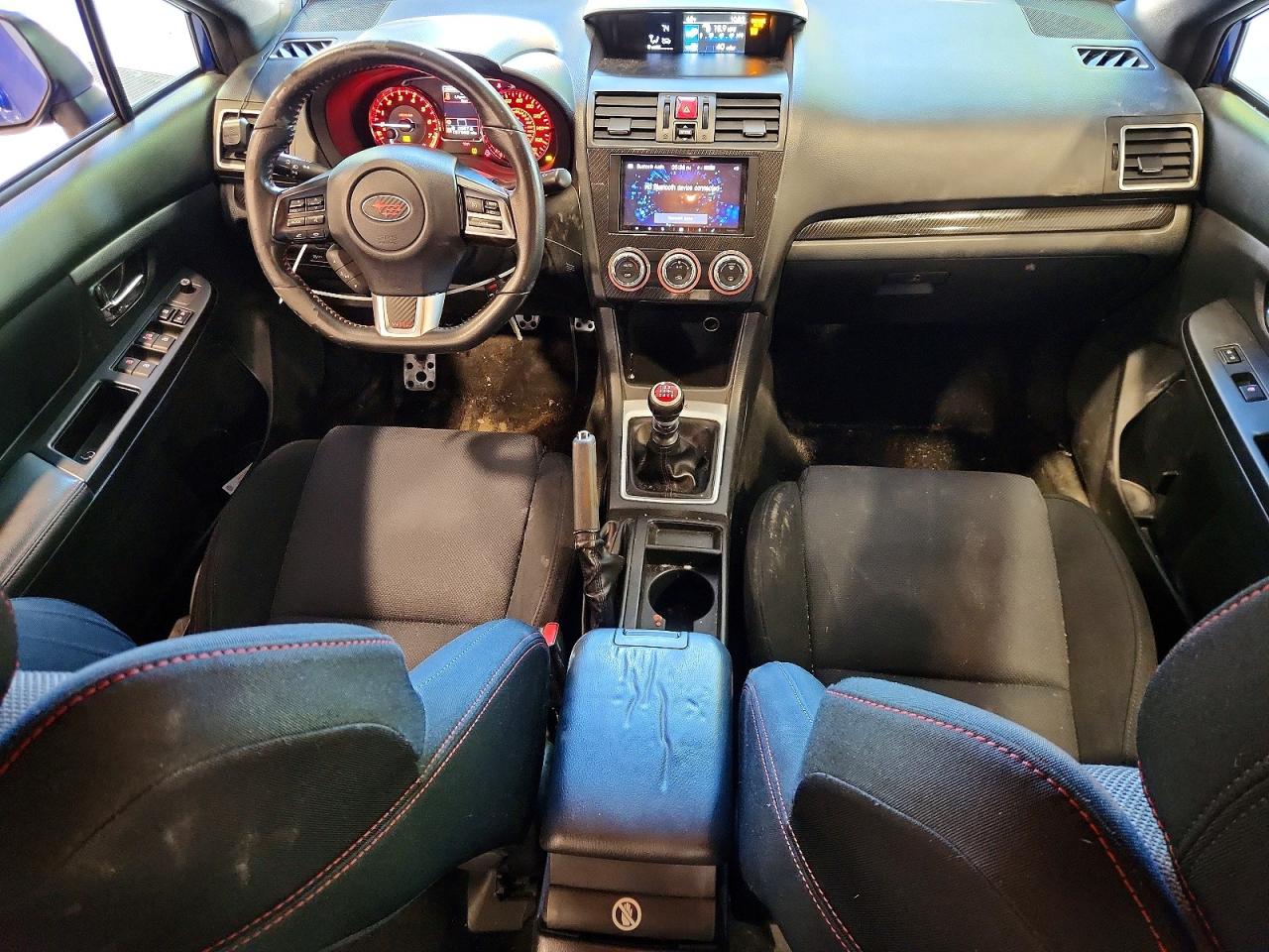 2015 Subaru Wrx Синий vin: JF1VA1A68F9820428