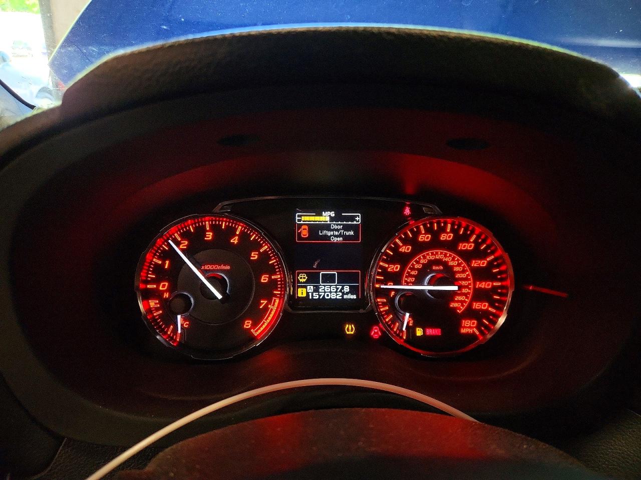 2015 Subaru Wrx Синий vin: JF1VA1A68F9820428