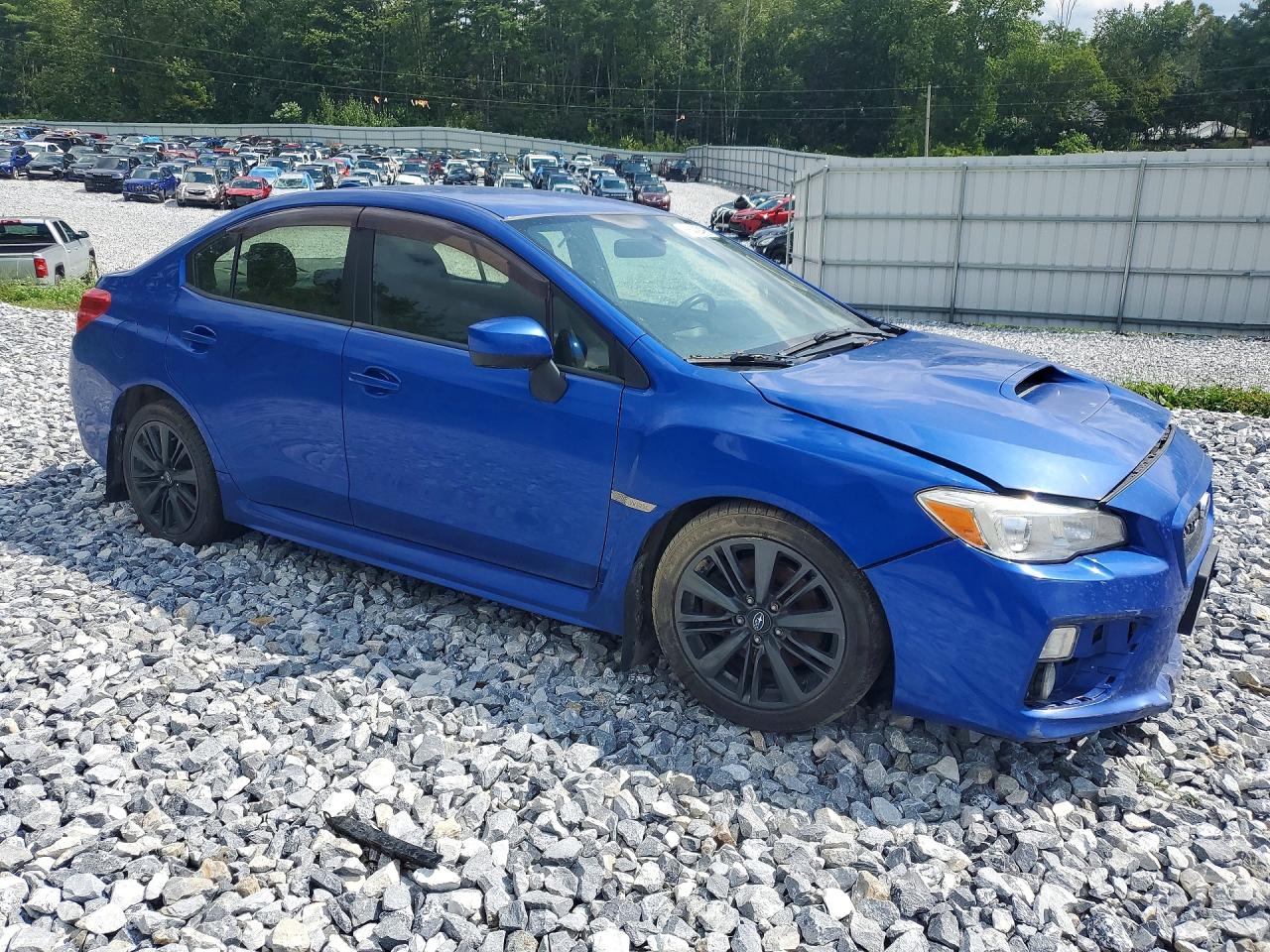 2015 Subaru Wrx Blue vin: JF1VA1A68F9820428