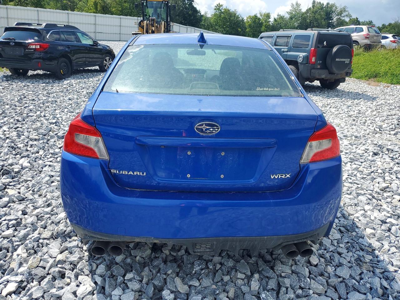 2015 Subaru Wrx Blue vin: JF1VA1A68F9820428