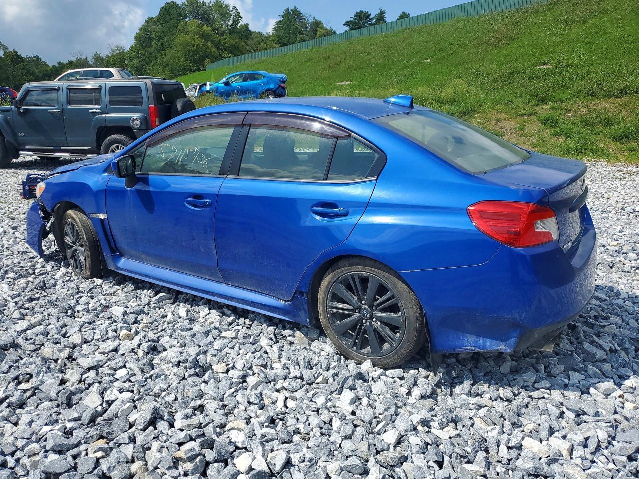 2015 Subaru Wrx Blue vin: JF1VA1A68F9820428