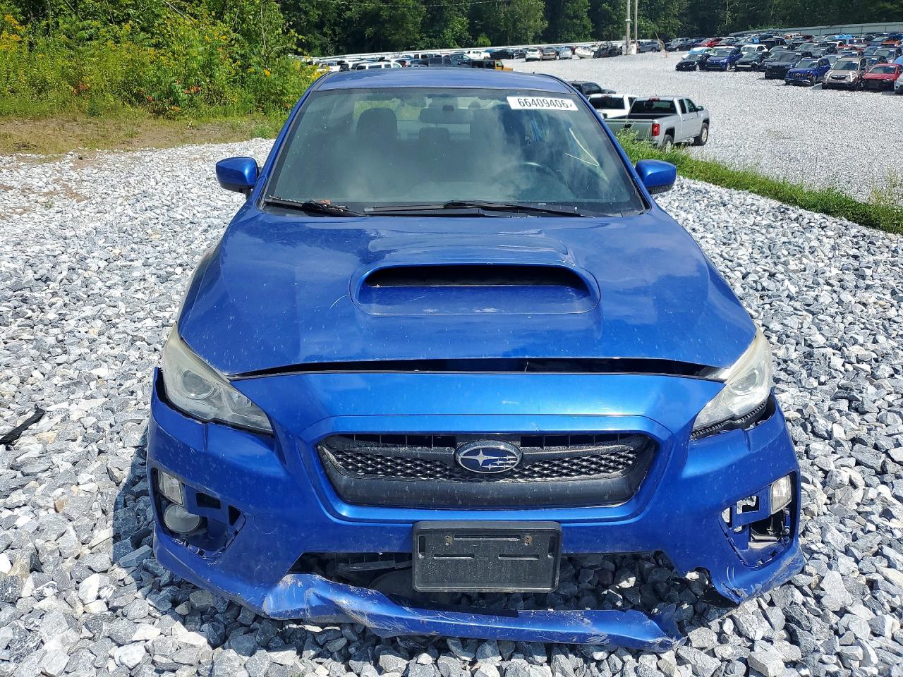 2015 Subaru Wrx Blue vin: JF1VA1A68F9820428