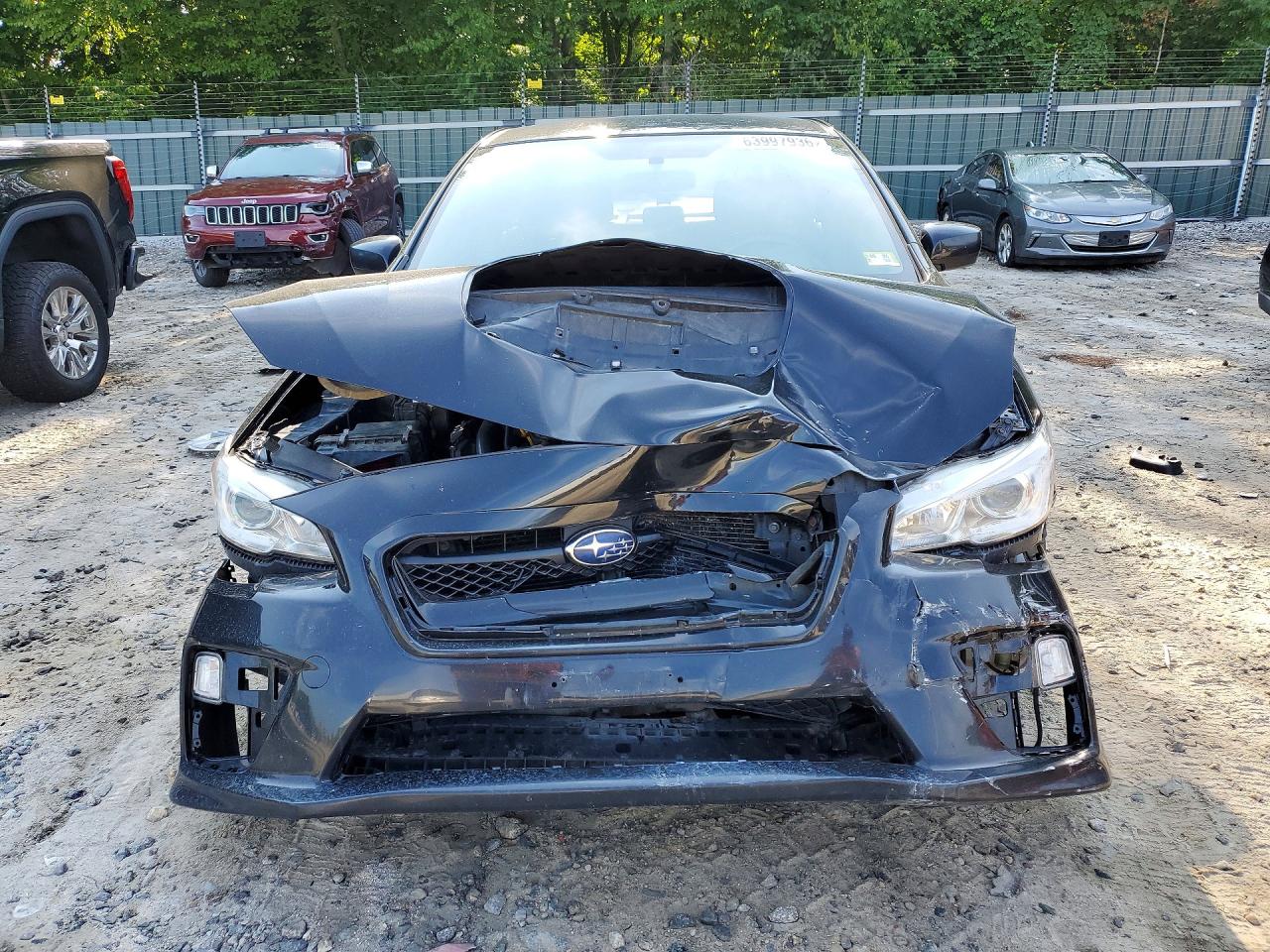 2015 Subaru Wrx Black vin: JF1VA1A68F9831638