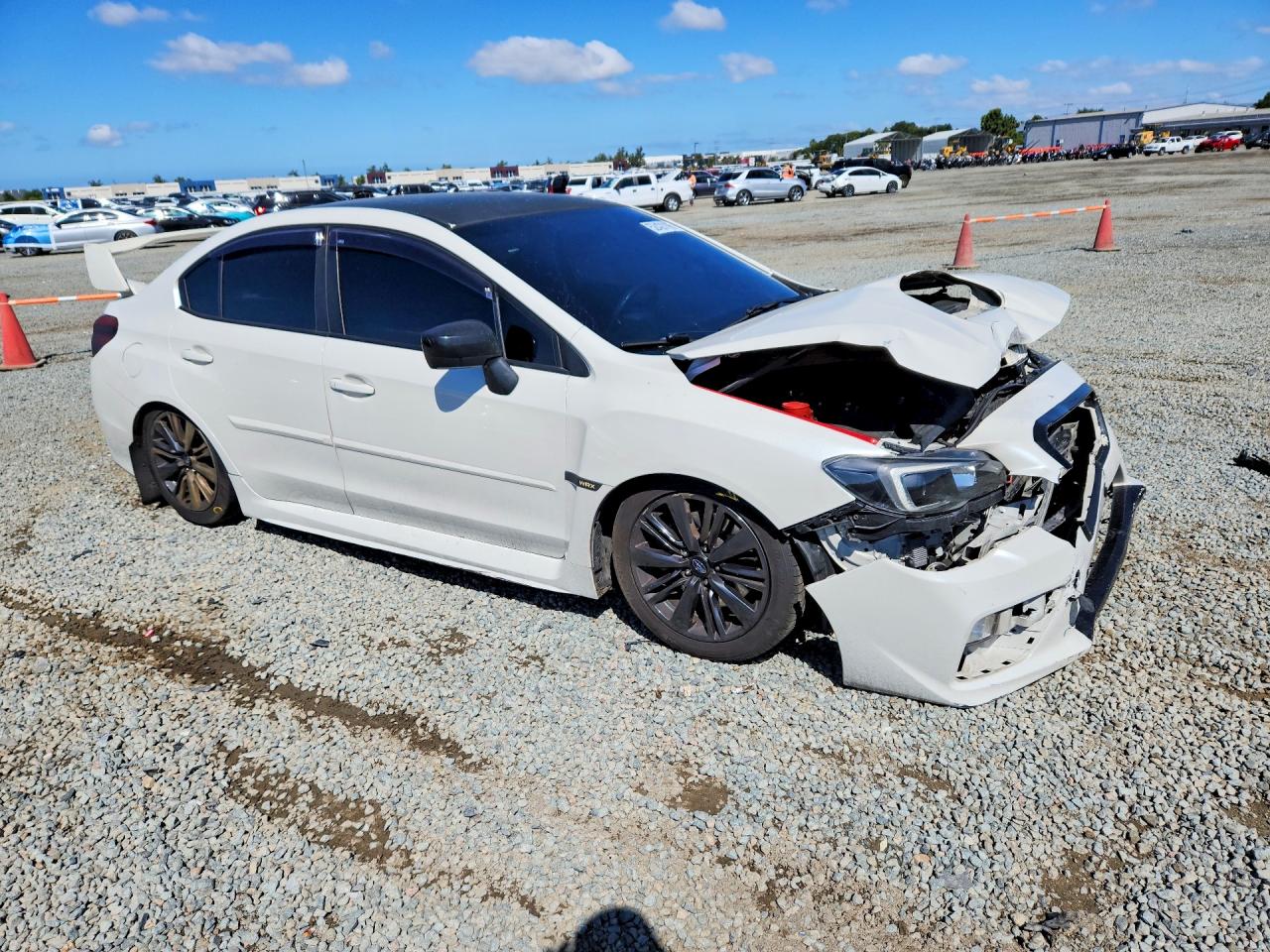 2015 Subaru Wrx White vin: JF1VA1A68F9835785