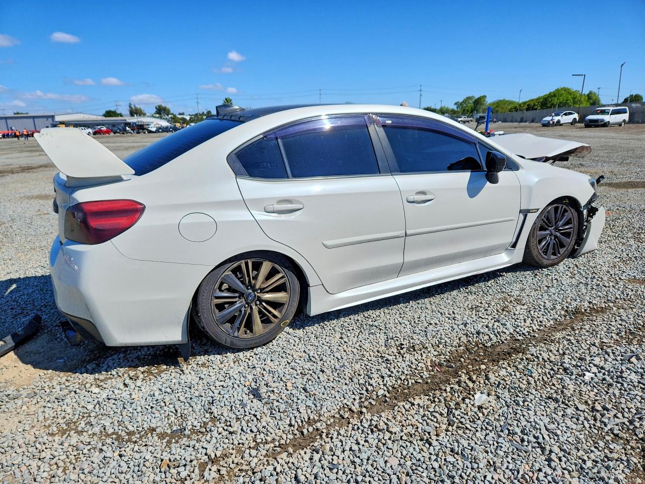 2015 Subaru Wrx White vin: JF1VA1A68F9835785