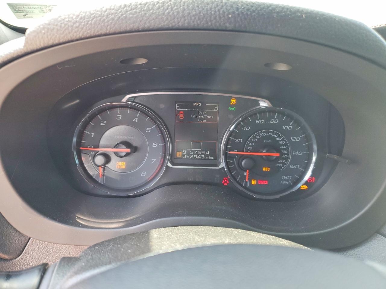 2020 Subaru Wrx Silver vin: JF1VA1A68L9802104