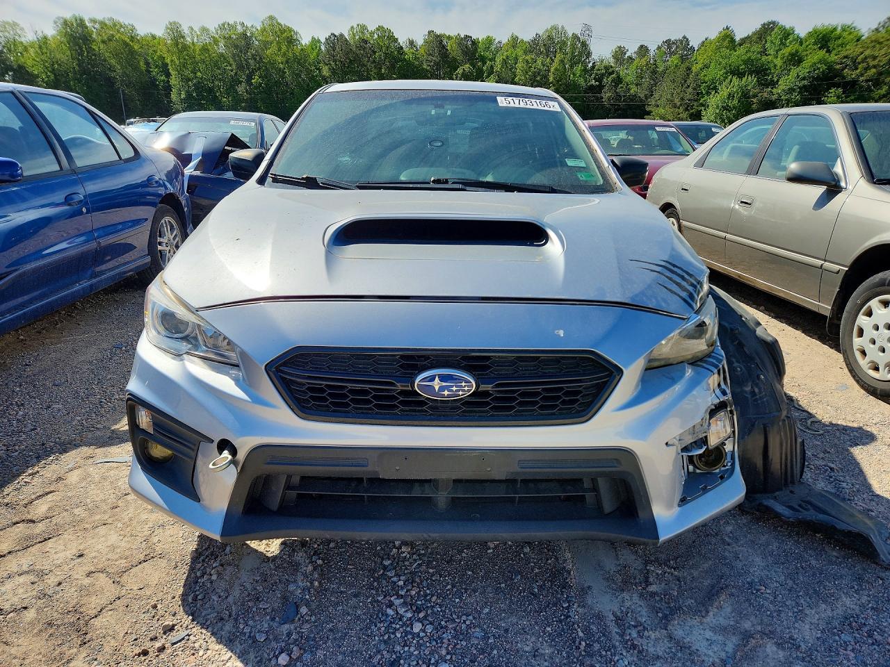 2020 Subaru Wrx Silver vin: JF1VA1A68L9802104