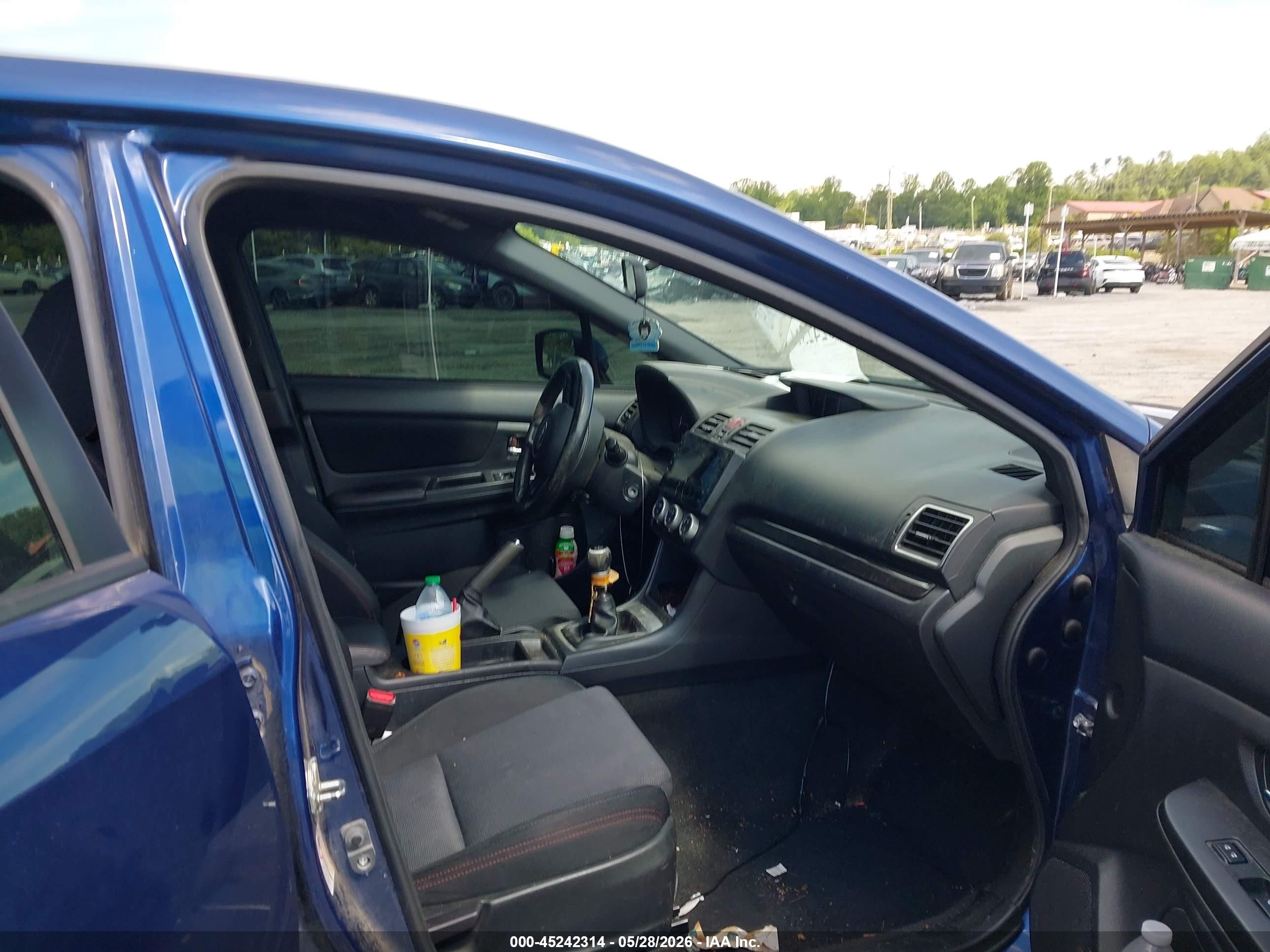 2015 Subaru Wrx Синий vin: JF1VA1A69F9801693