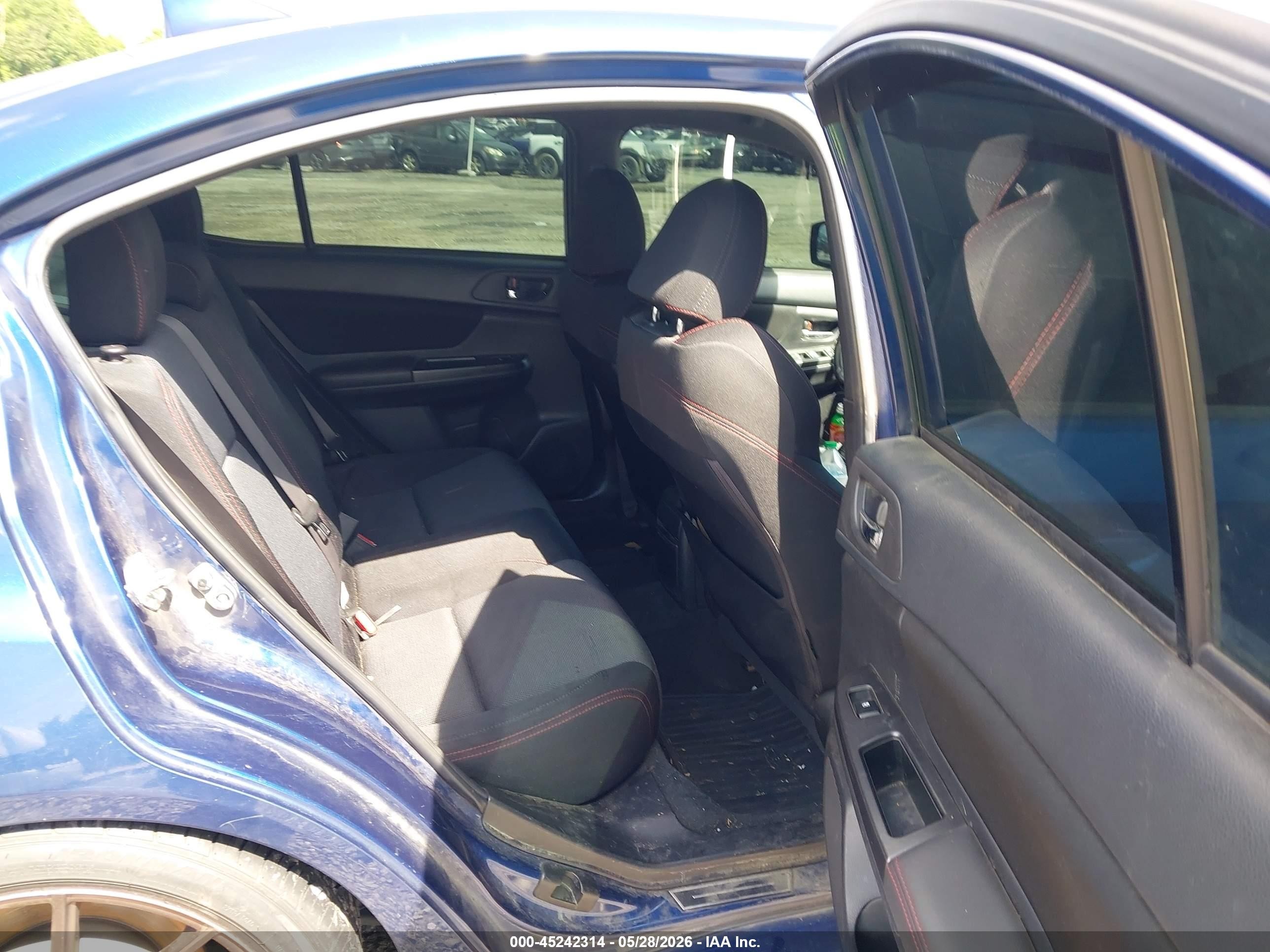 2015 Subaru Wrx Синий vin: JF1VA1A69F9801693