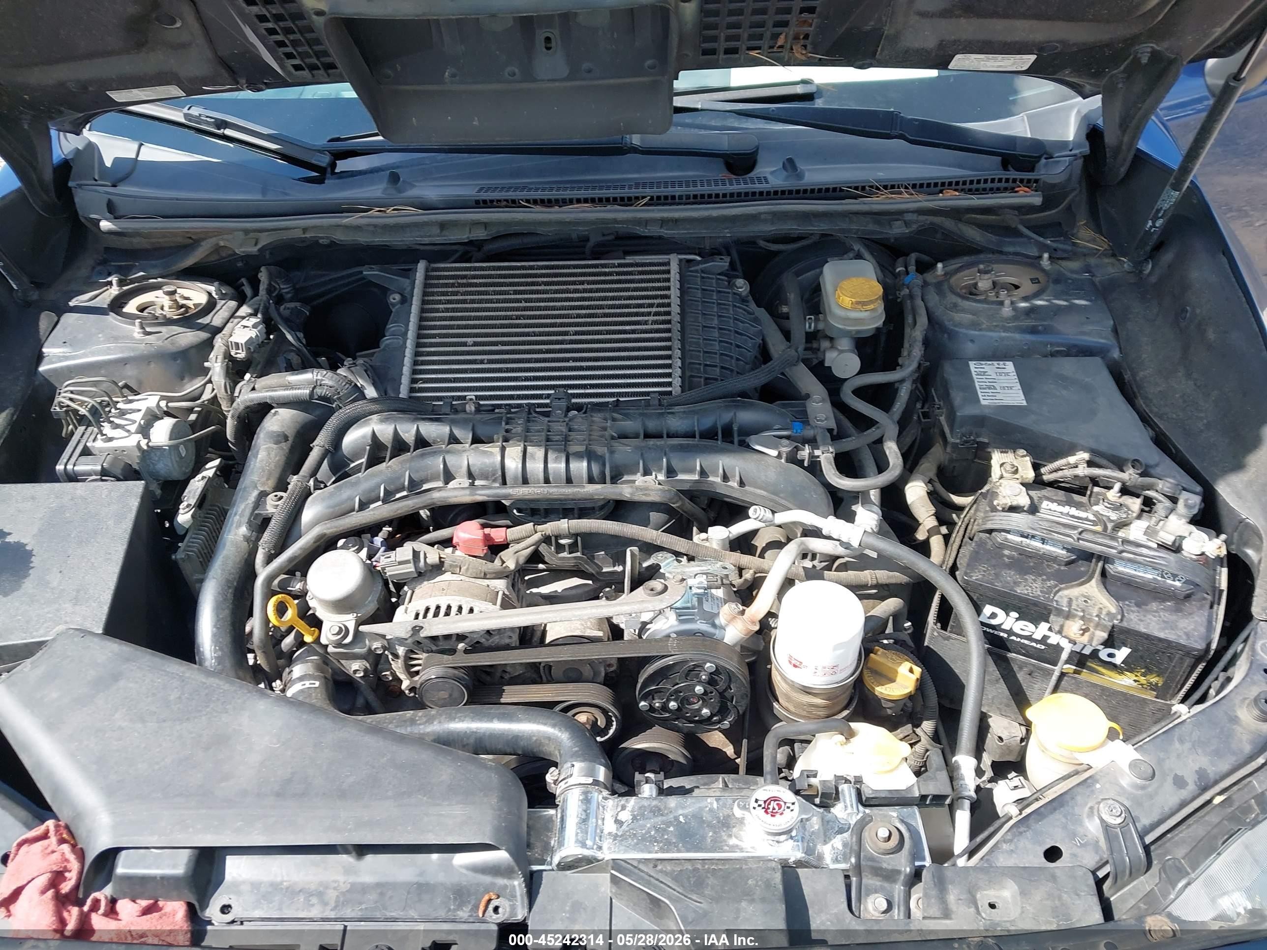2015 Subaru Wrx Синий vin: JF1VA1A69F9801693