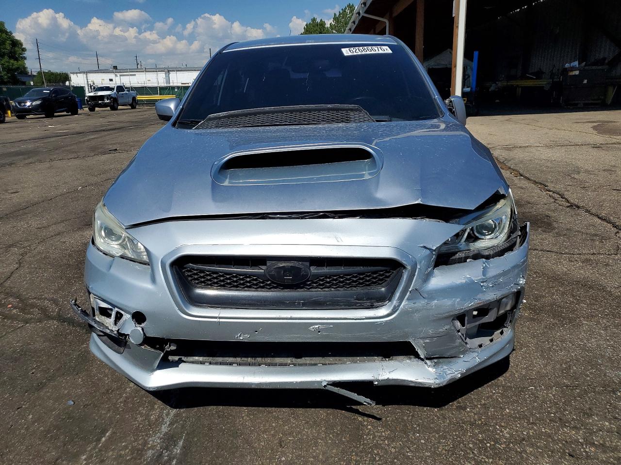 2015 Subaru Wrx Серебряный vin: JF1VA1A69F9821040