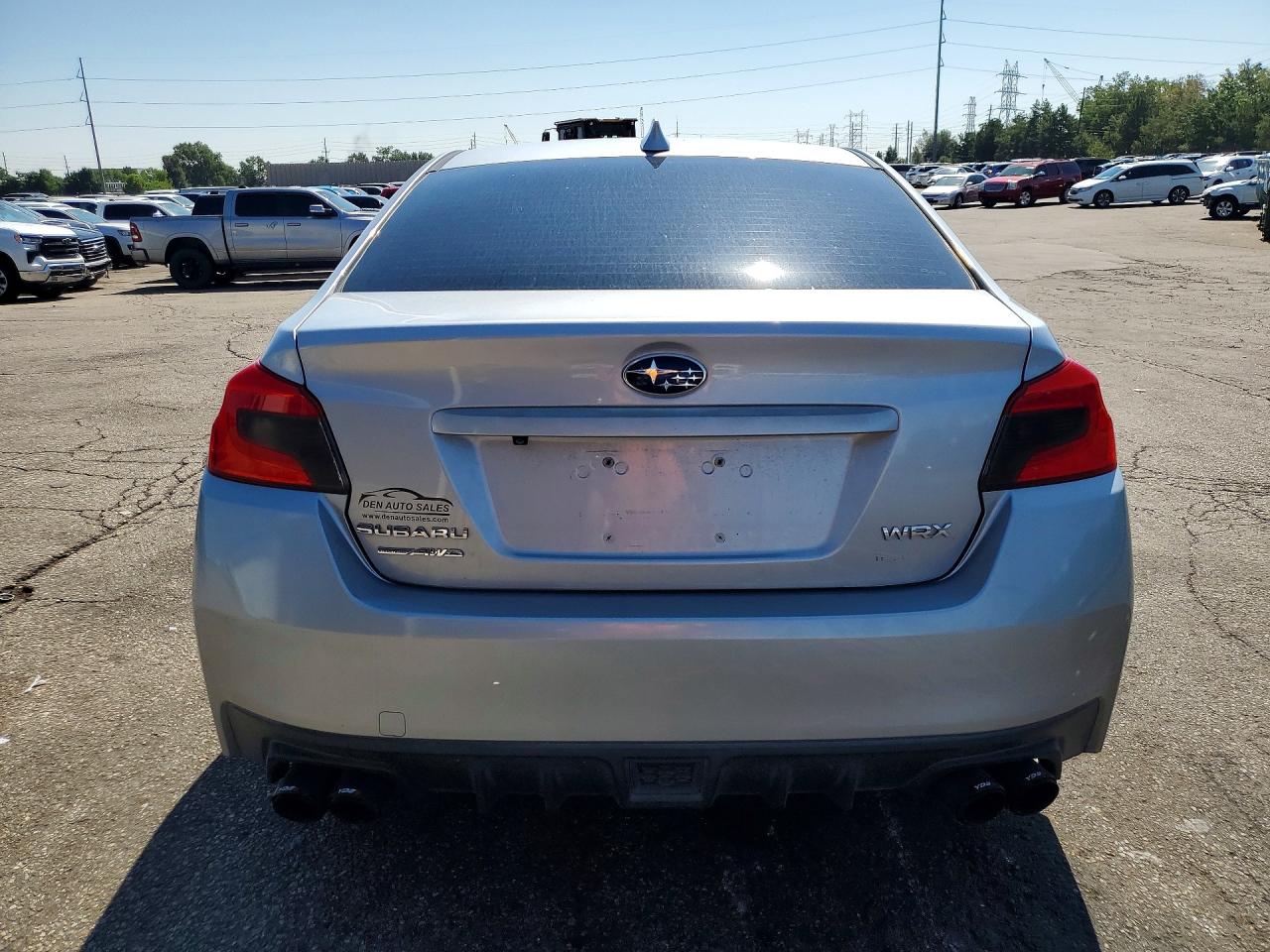 2015 Subaru Wrx Серебряный vin: JF1VA1A69F9821040