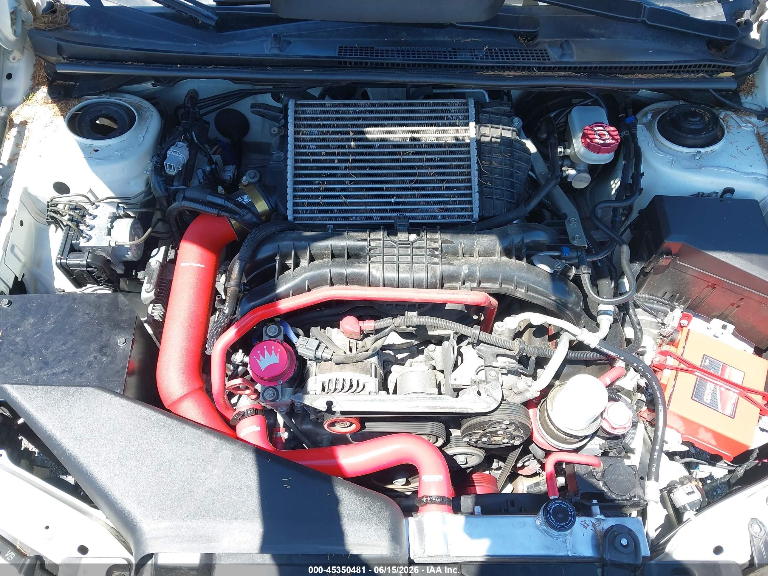 2015 Subaru Wrx   Белый vin: JF1VA1A69F9824794