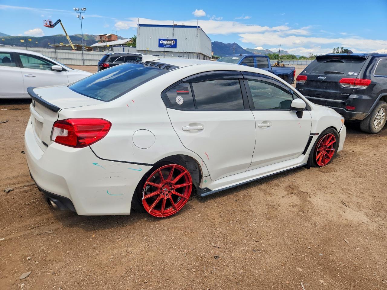 2015 Subaru Wrx White vin: JF1VA1A69F9825282