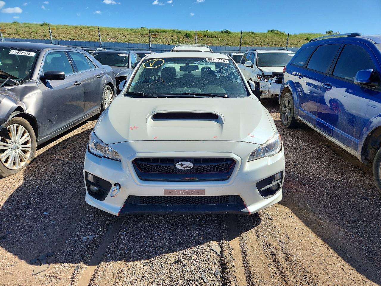 2015 Subaru Wrx White vin: JF1VA1A69F9825282