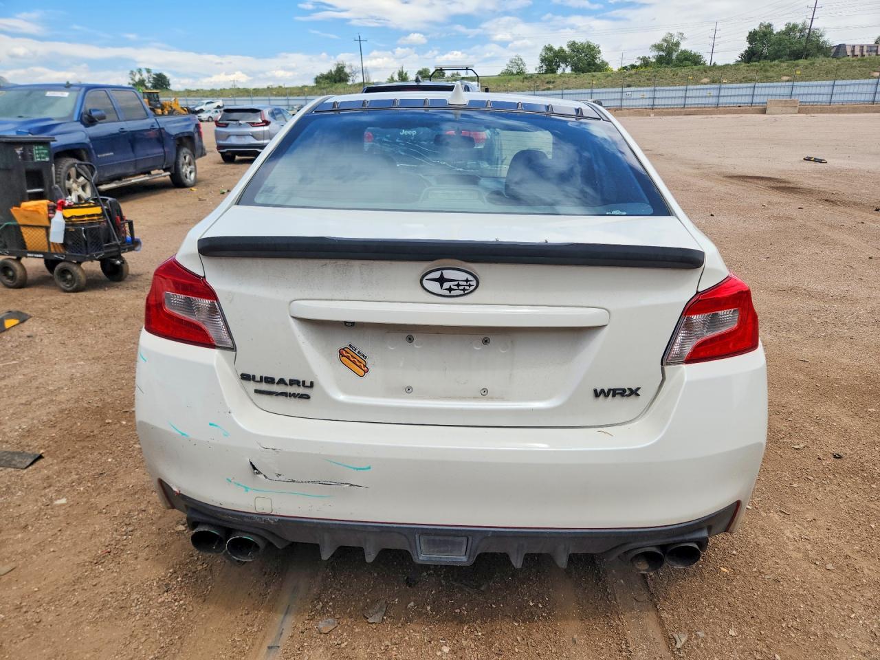 2015 Subaru Wrx White vin: JF1VA1A69F9825282