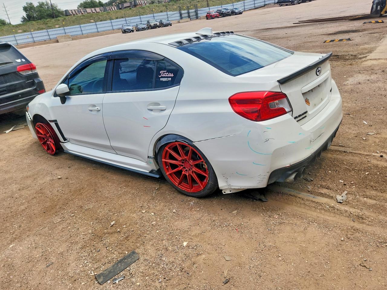 2015 Subaru Wrx White vin: JF1VA1A69F9825282