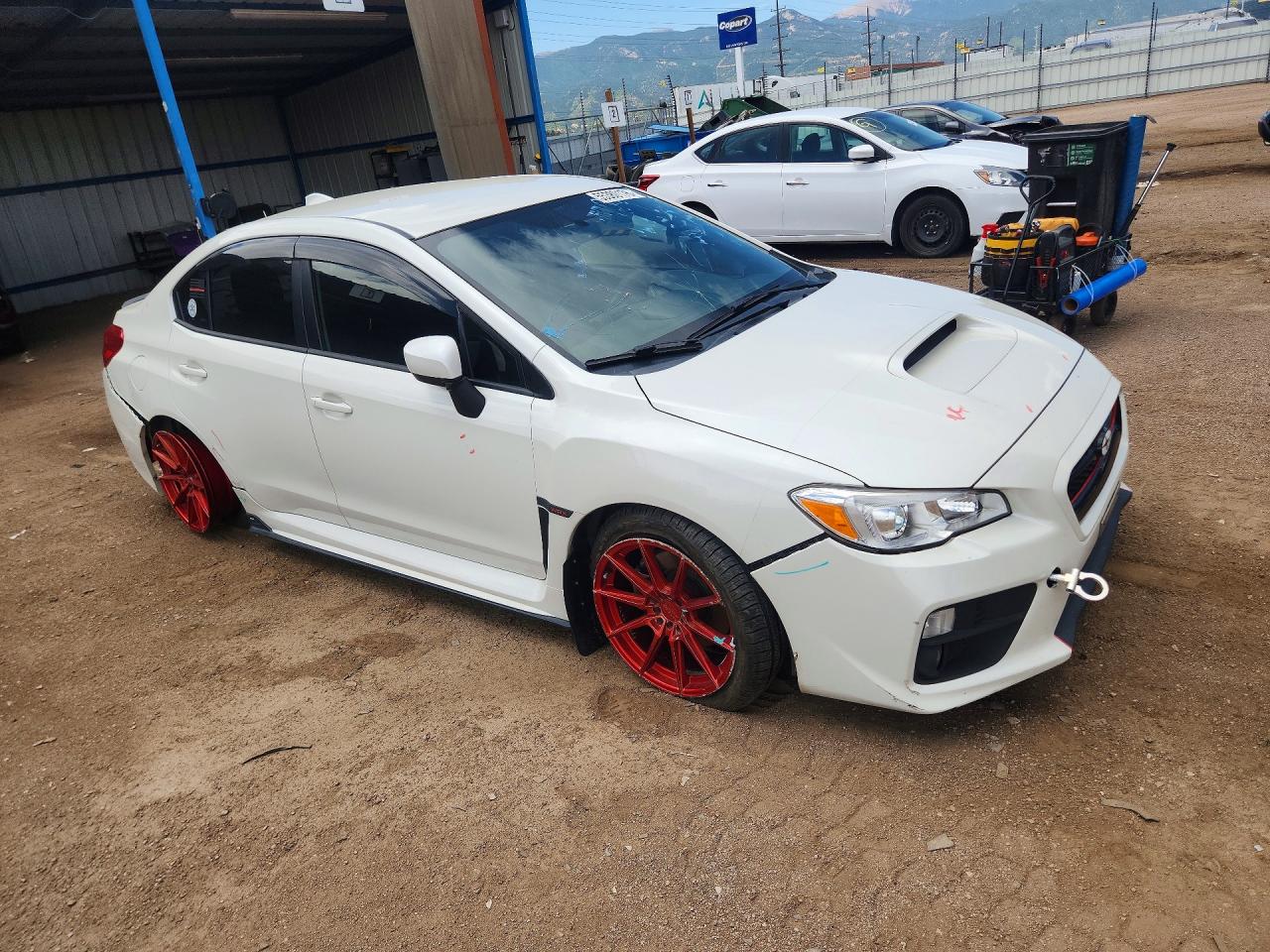 2015 Subaru Wrx White vin: JF1VA1A69F9825282
